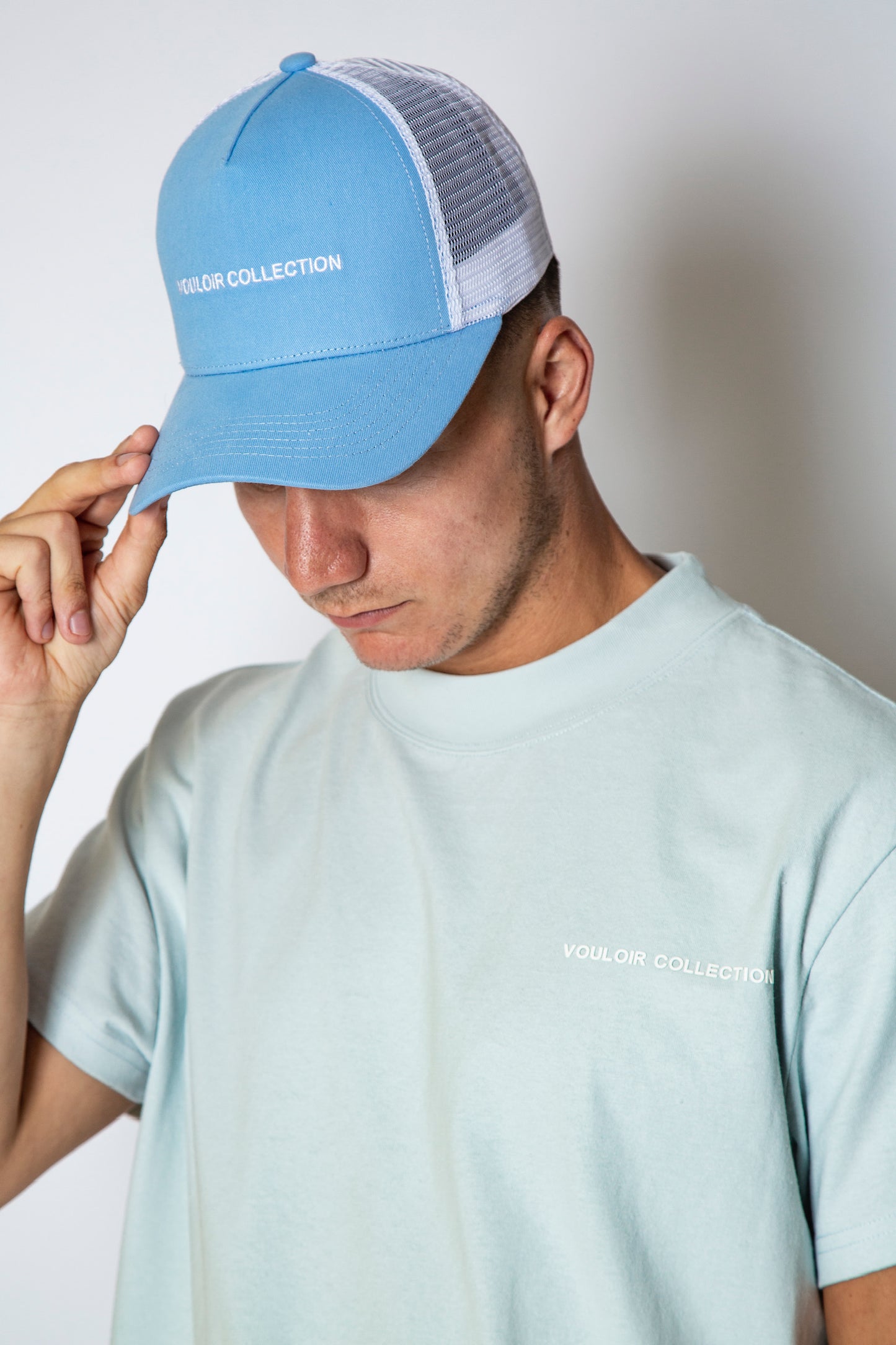 Mesh Trucker Cap - Blue