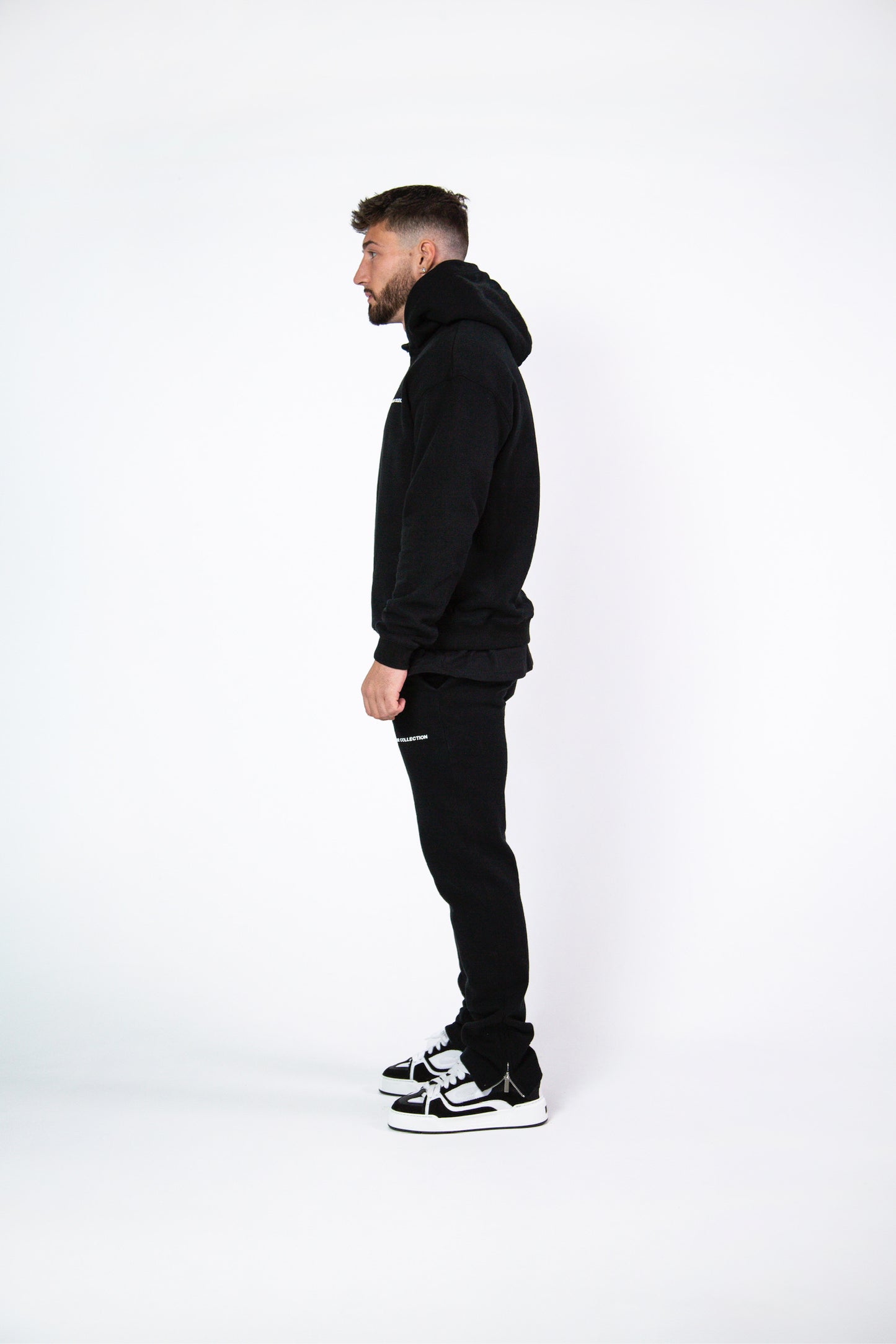 Straight Leg Joggers - Black