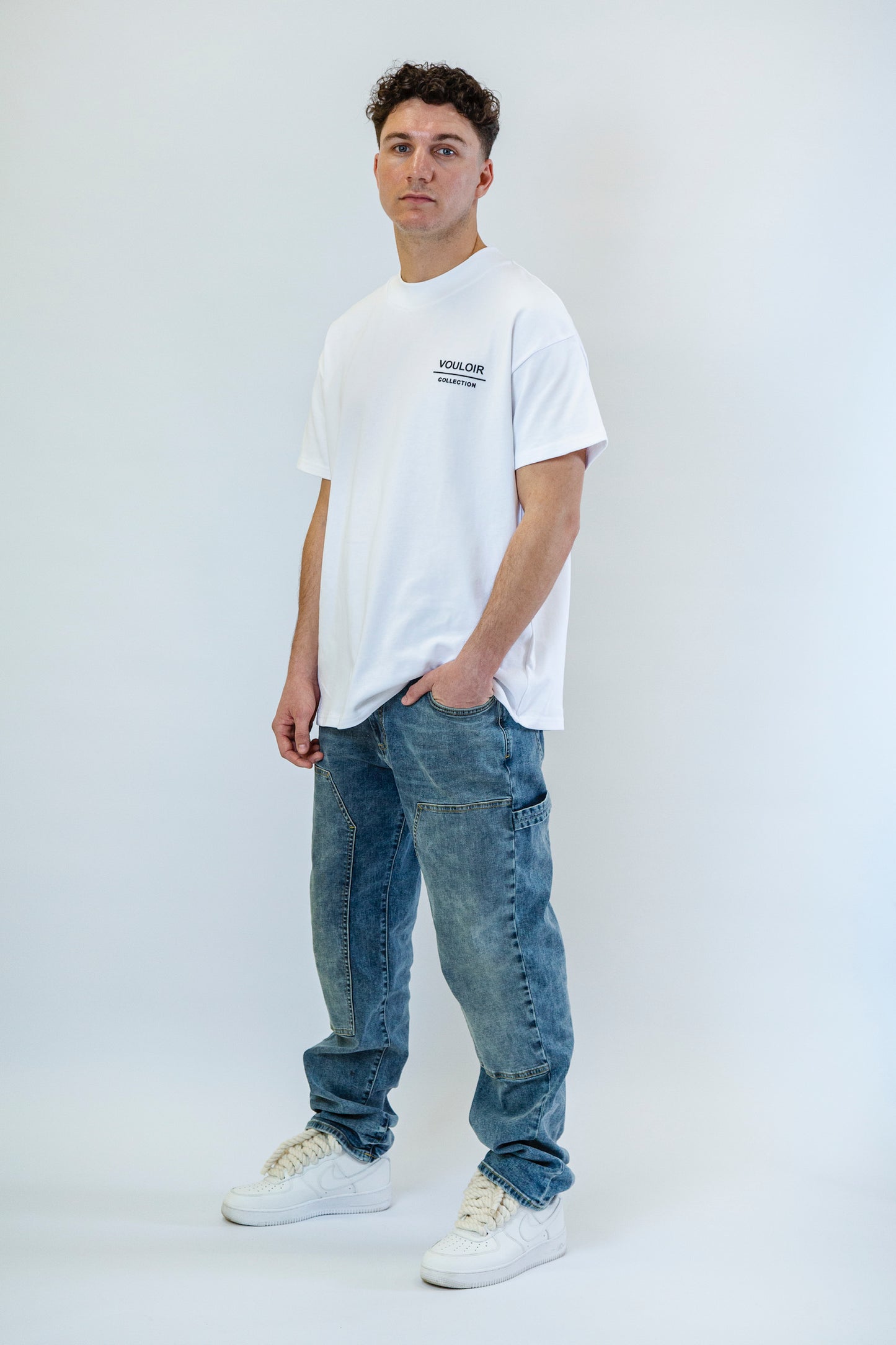 Oversized Logo Print T-Shirt - White