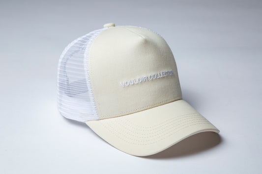 Mesh Trucker Cap - Beige
